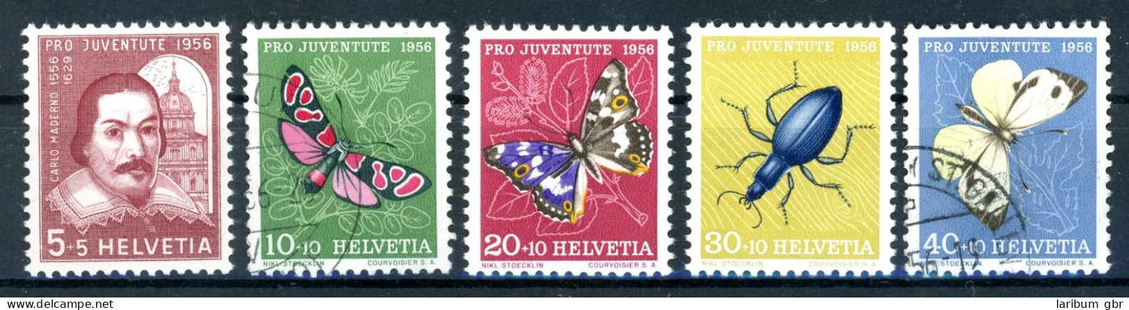 Schweiz 632-36 Schmetterlinge Postfrisch + Gestempelt #HB270 - Autres & Non Classés