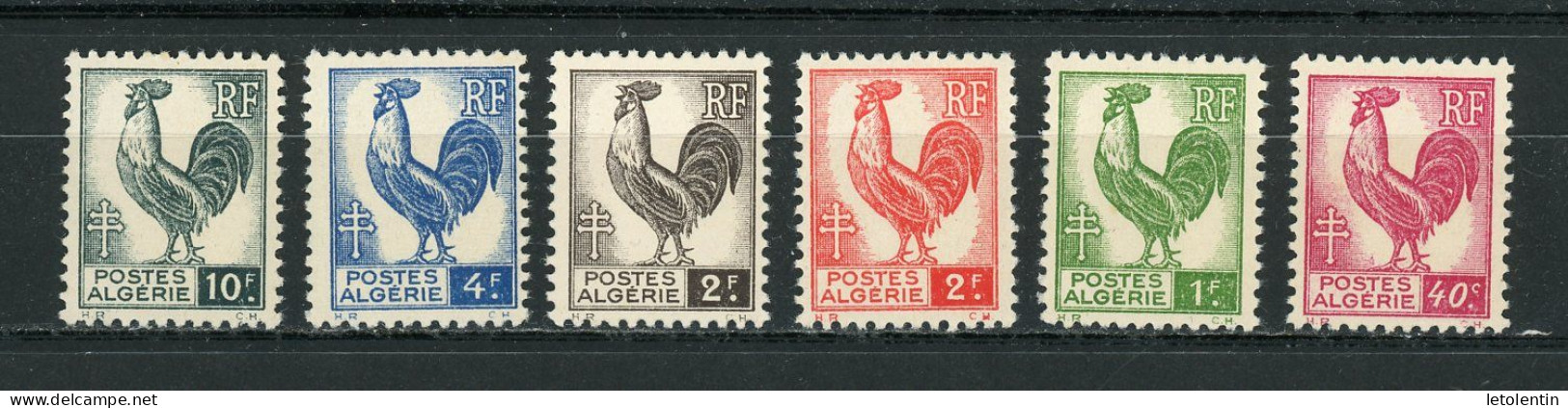 ALGERIE (RF) - COQ  - N° Yt 218/223** - Unused Stamps