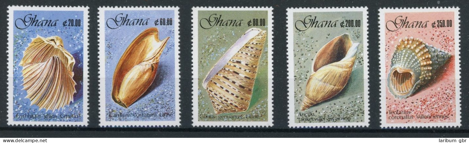 Ghana 1364-1368 Postfrisch Muscheln #JT860 - Ghana (1957-...)