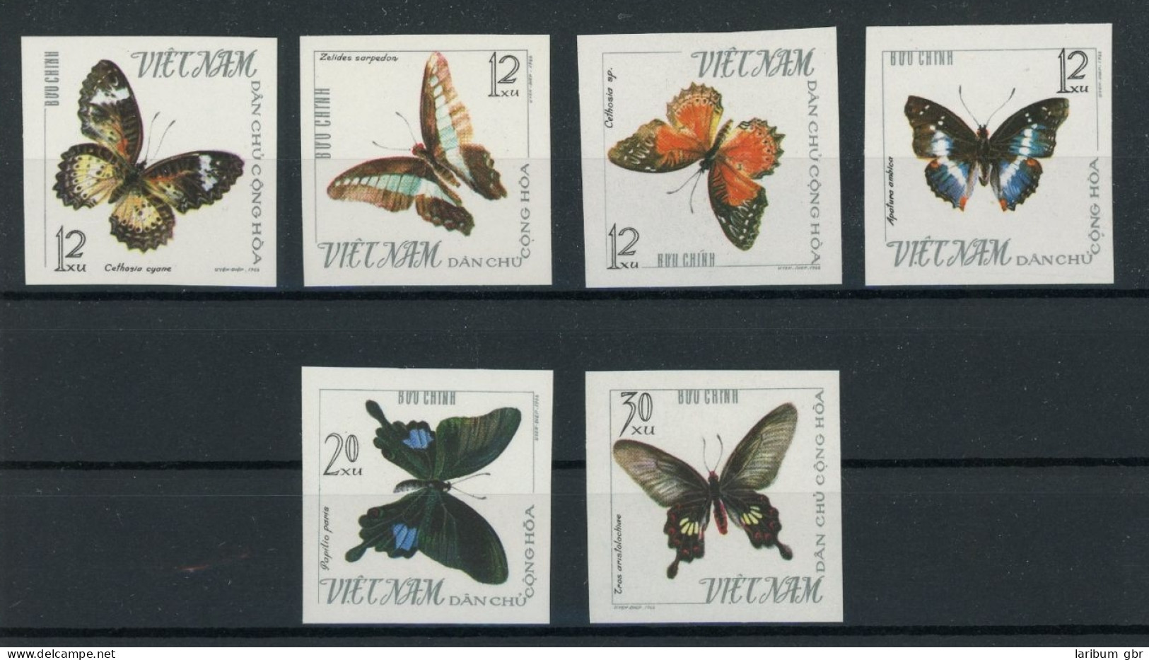 Vietnam 405-410 B Postfrisch Schmetterling #JT926 - Vietnam