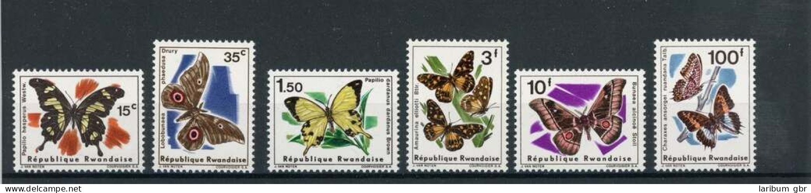 Ruanda 147-152 Postfrisch Schmetterling #JT934 - Altri & Non Classificati