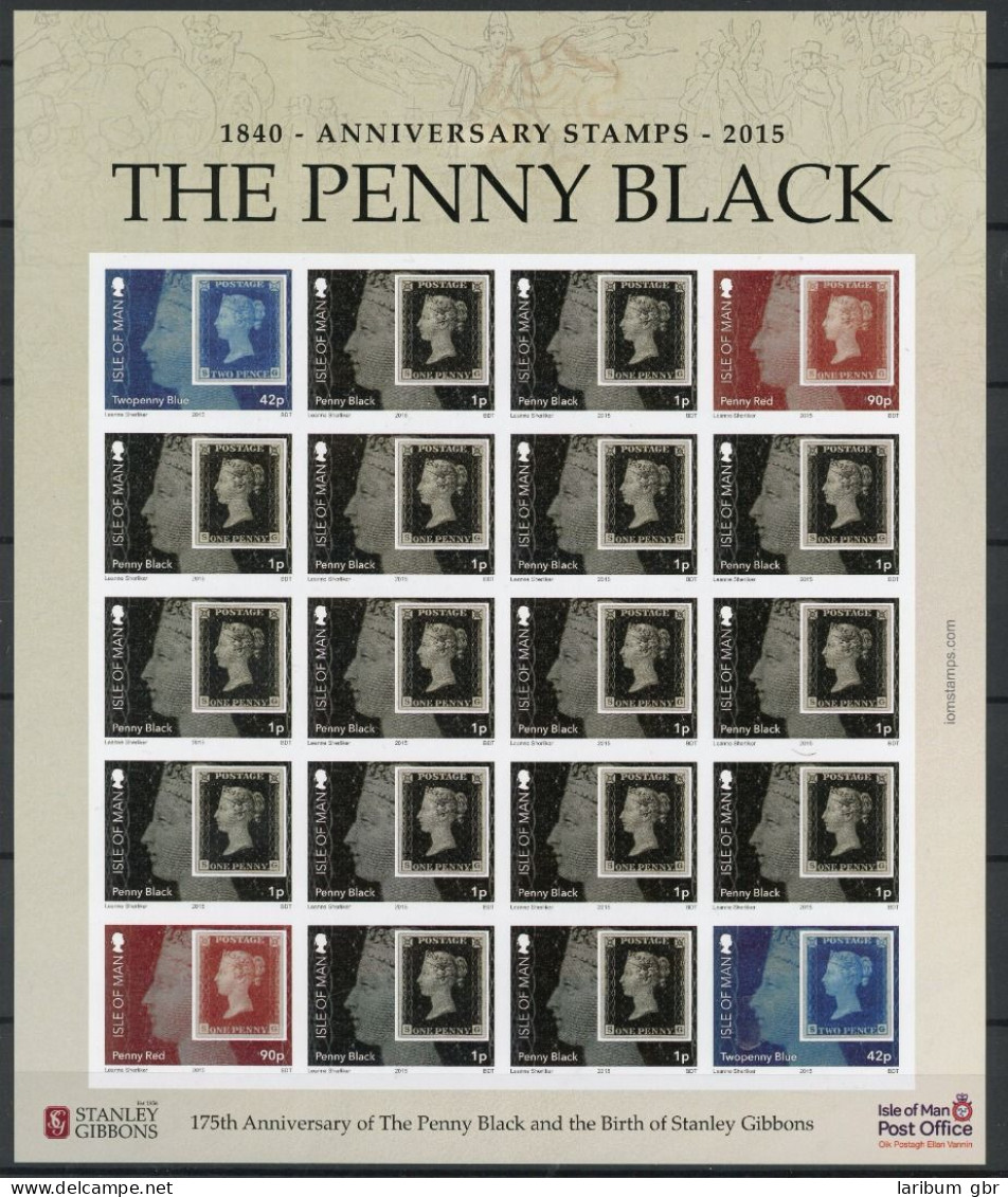 Isle Of Man ZD BG Mit 2010-2012 B Postfrisch Penny Black #JW998 - Other & Unclassified