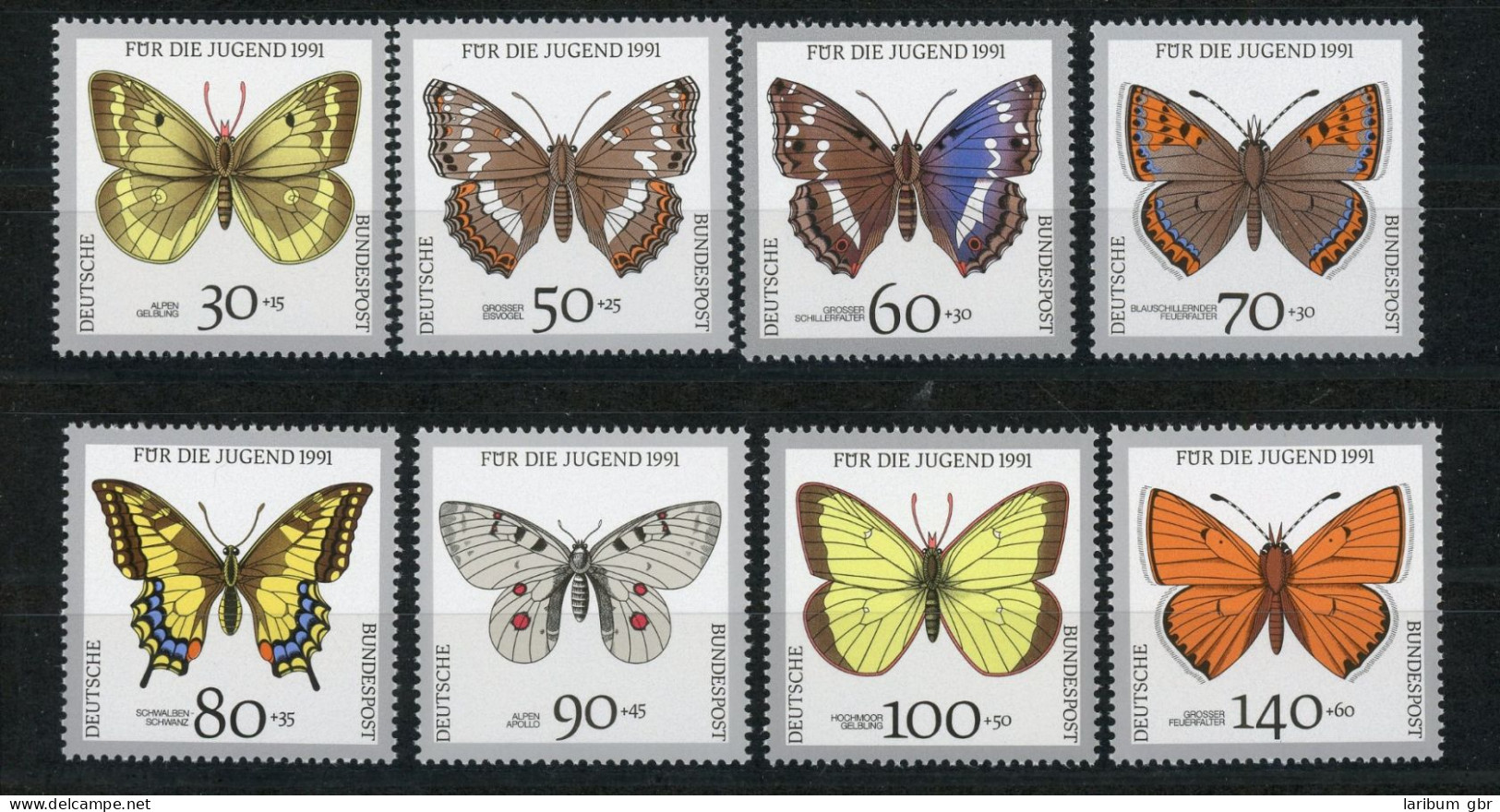 Bund 1512-1519 Postfrisch Schmetterling #HE928 - Autres & Non Classés