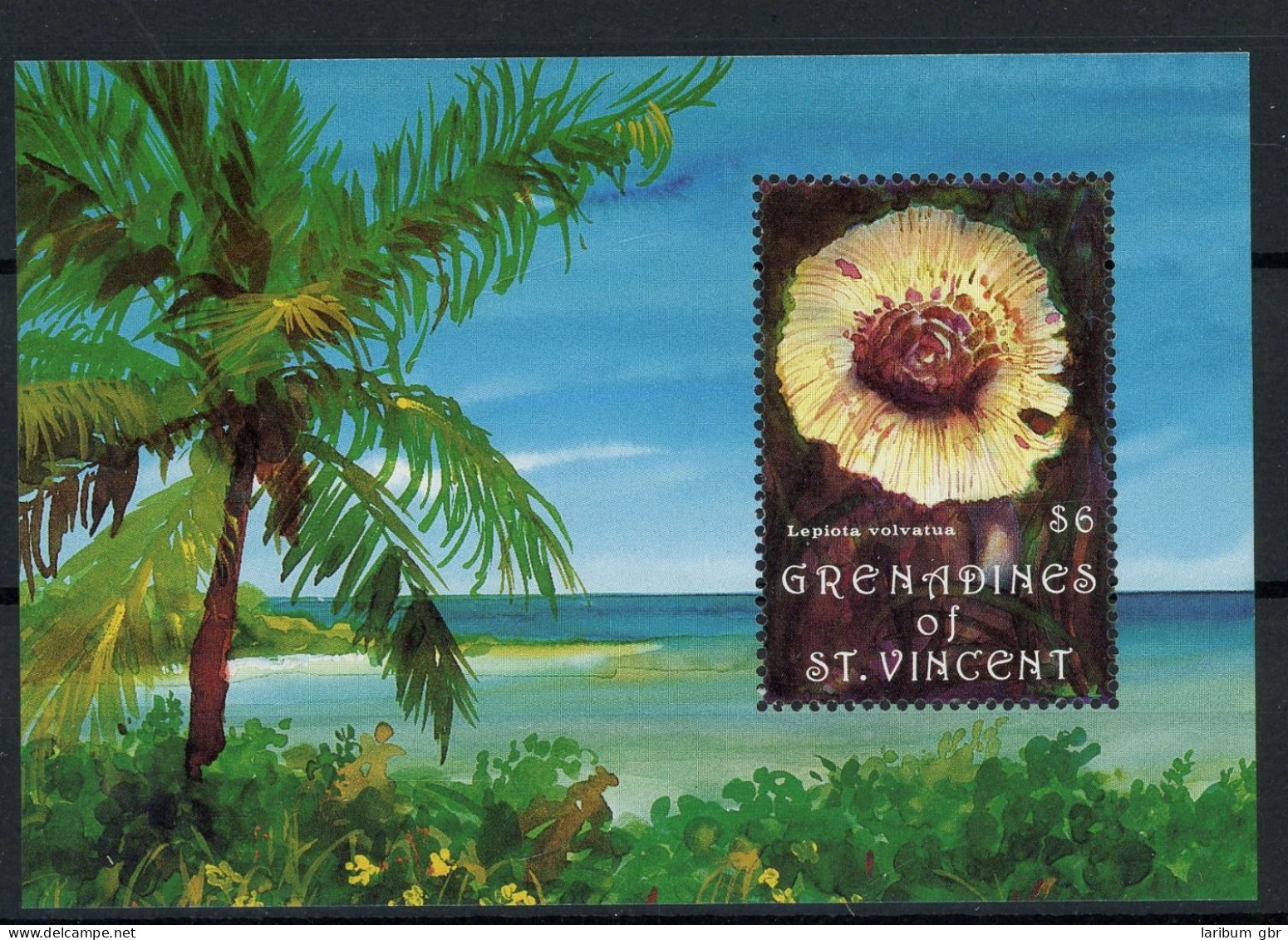 St. Vincent Block 105 Postfrisch Pilze #HF482 - St.Vincent & Grenadines