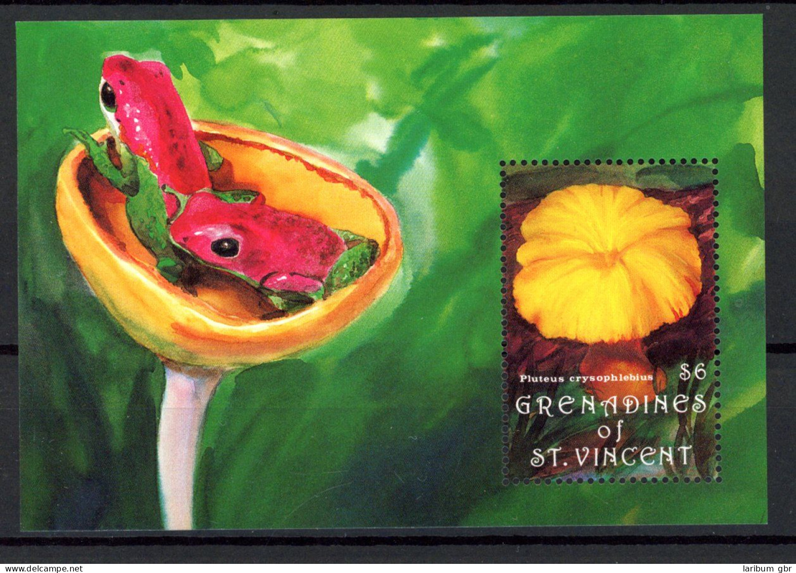 St. Vincent Grenadinen Block 107 Postfrisch Pilze #JR642 - St.Vincent Und Die Grenadinen