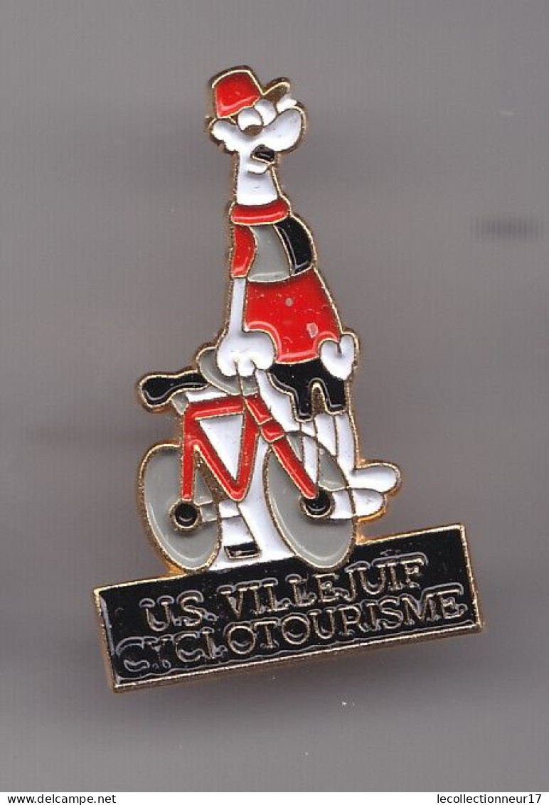 Pin's Cyclisme Vélo US Villejuif Cyclotourisme Réf 8042 - Wielrennen