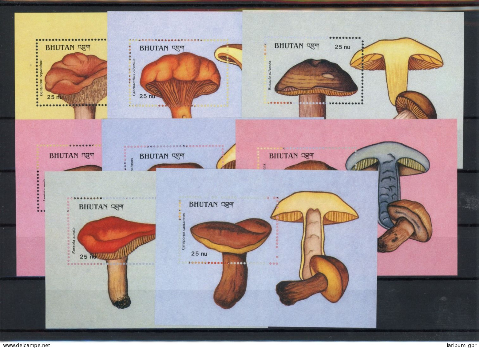 Bhutan Block 189-191, 94-95, 97-98, 200 Postfrisch Pilze #JO641 - Bhoutan