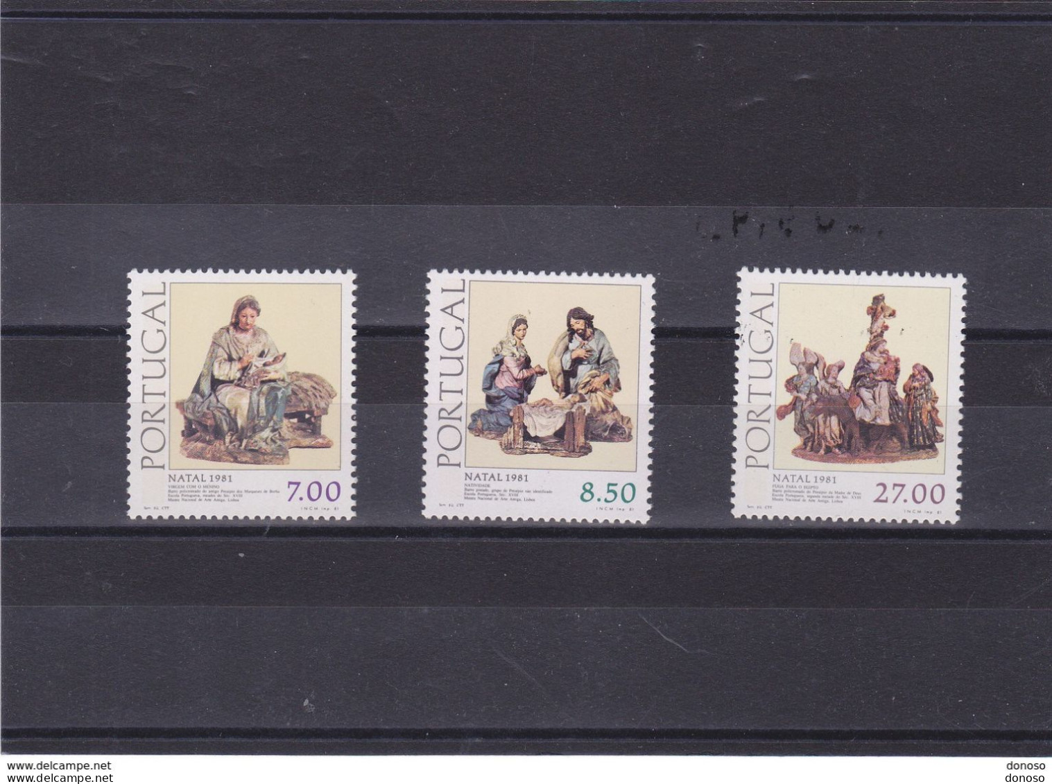 PORTUGAL 1981 NOËL Yvert 1526-1528, Michel 1549-1551 NEUF** MNH Cote Yv 5 Euros - Unused Stamps