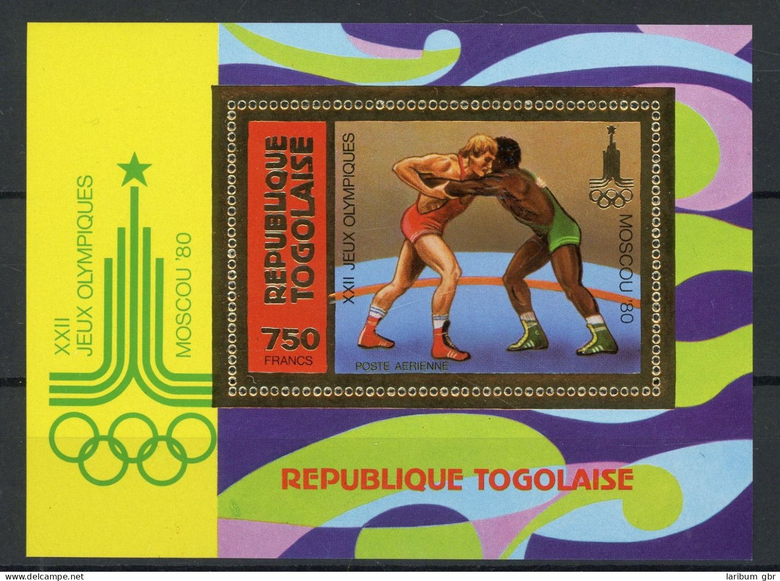 Togo Block 153 B Postfrisch Olympia 1980 Lake Placid #JR934 - Togo (1960-...)