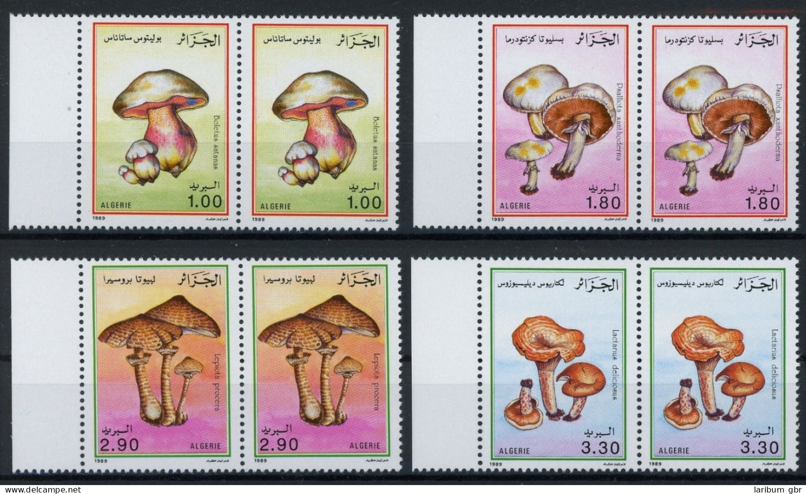 Algerien Paare 1010-1013 Postfrisch Pilze #JO673 - Algérie (1962-...)