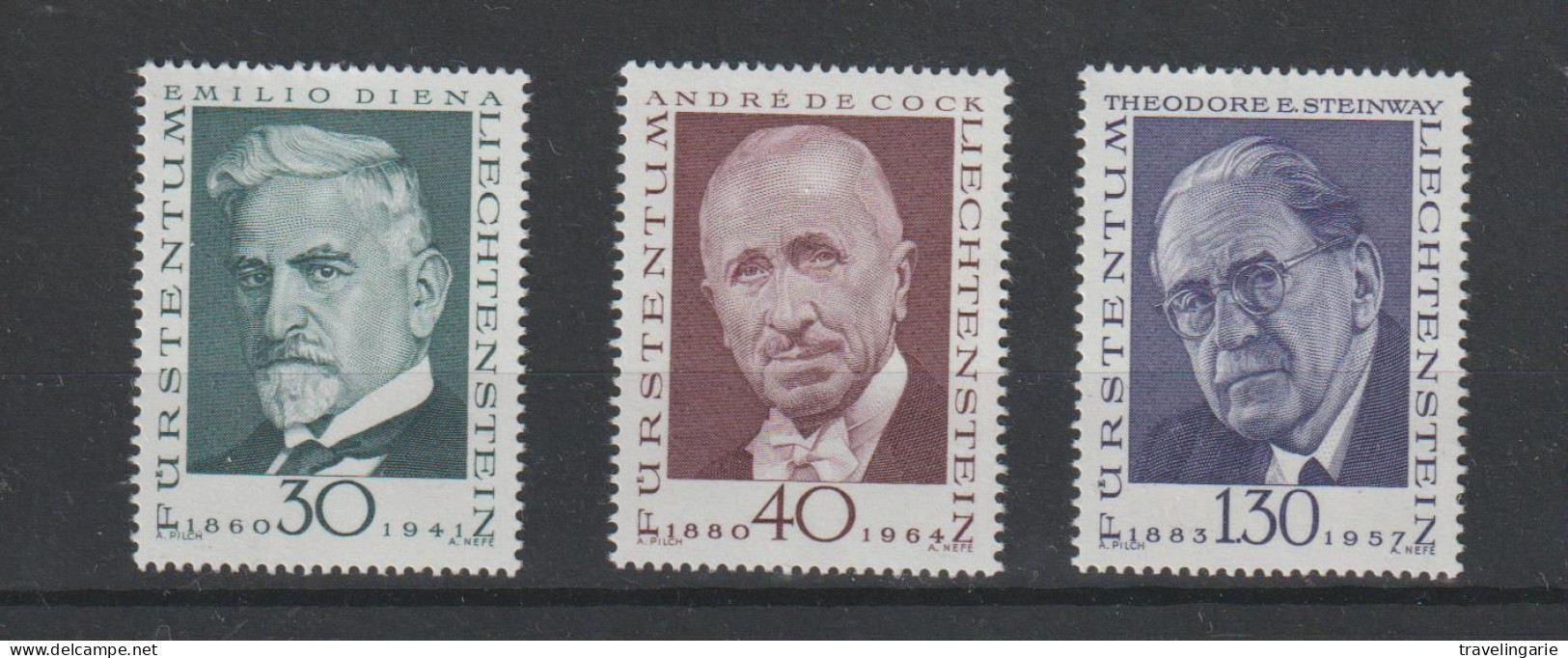 Liechtenstein 1968 Famous Stamp Collectors MNH ** - Autres & Non Classés