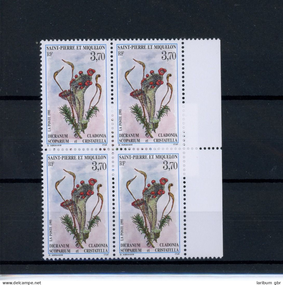 St. Pierre Und Miquelon Viererblock 689 Postfrisch Pilze #JO765 - Anguilla (1968-...)