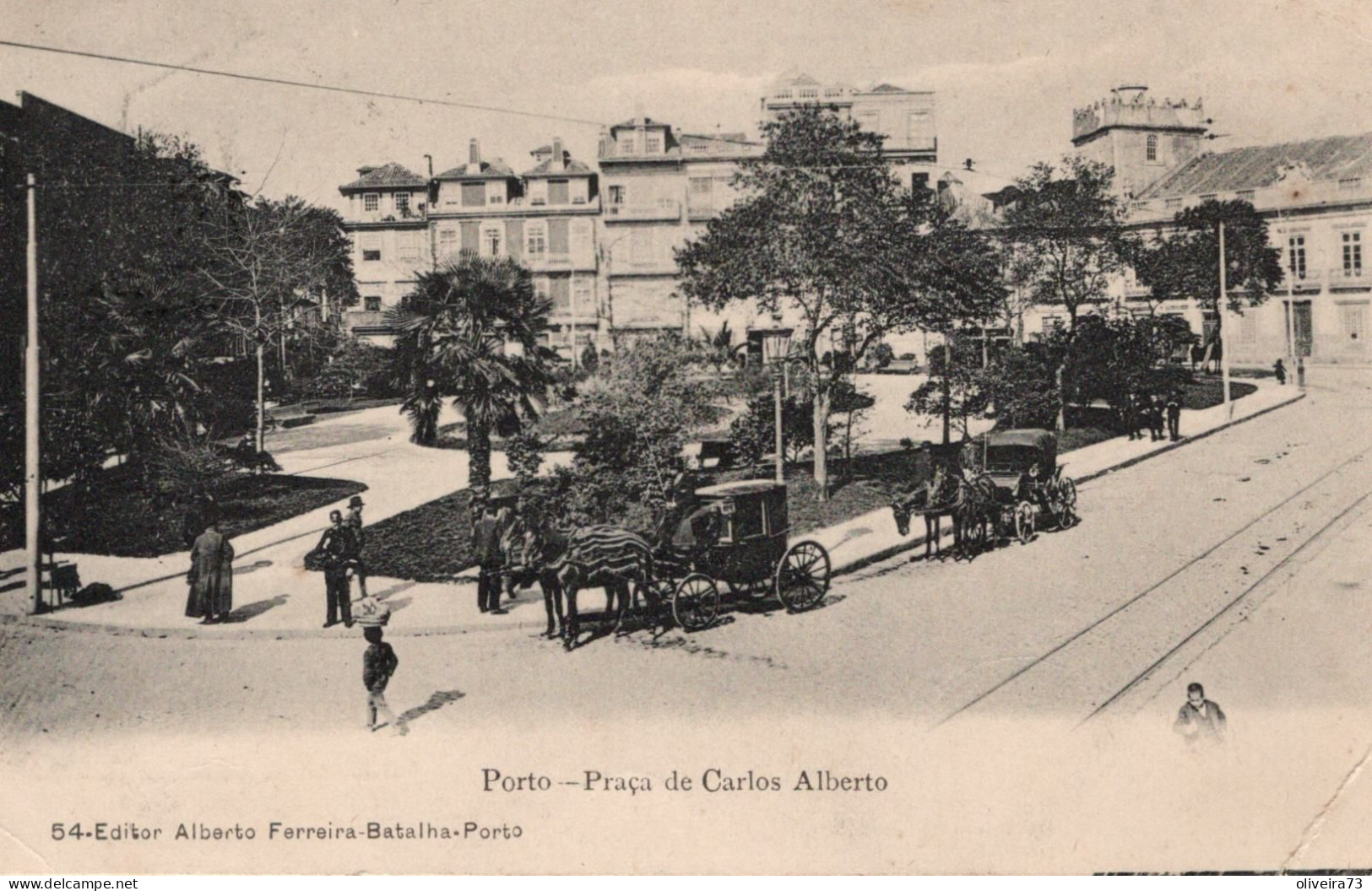 PORTO - Praça De Carlos Alberto (Ed. Alberto Ferreira Nº 54) PORTUGAL - Porto