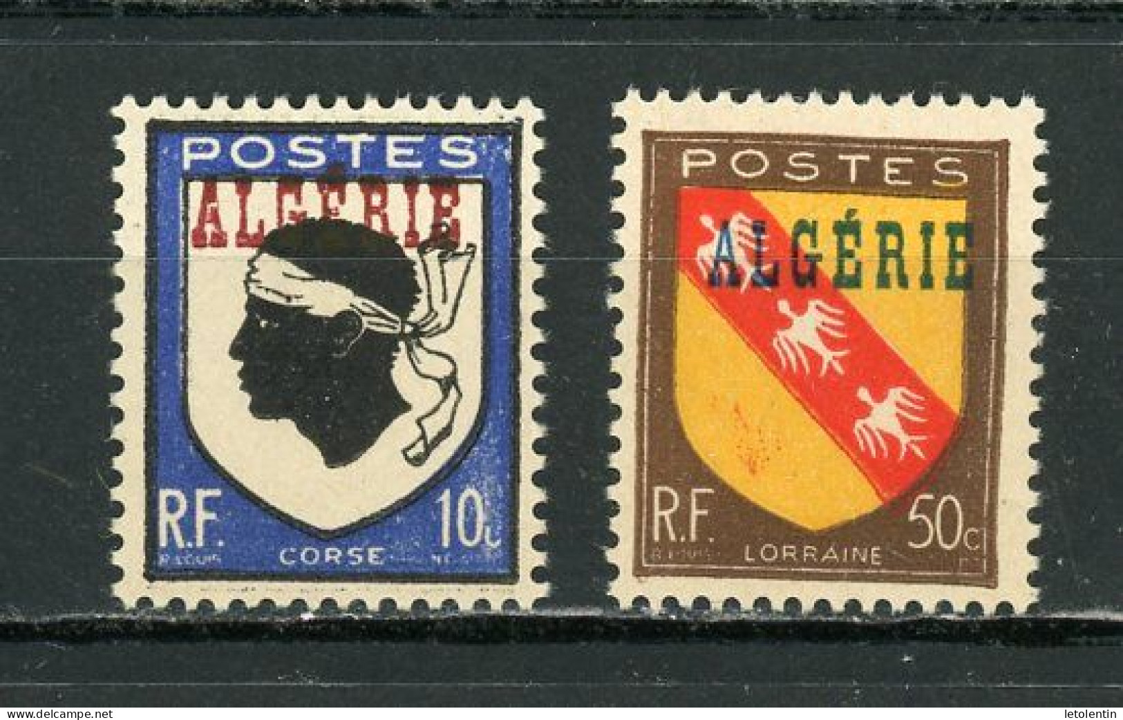 ALGERIE (RF) - ARMOIRIES  - N° Yt 243+244** - Unused Stamps
