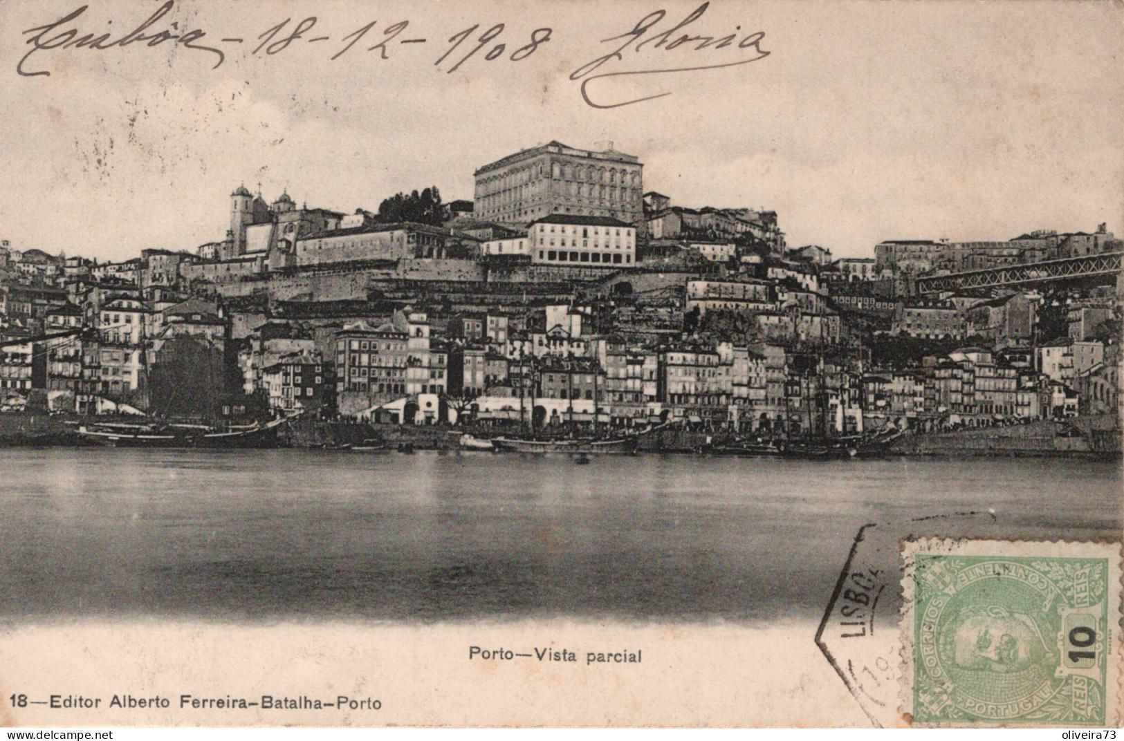PORTO - Vista Parcial (Ed. Alberto Ferreira Nº 18) PORTUGAL - Porto