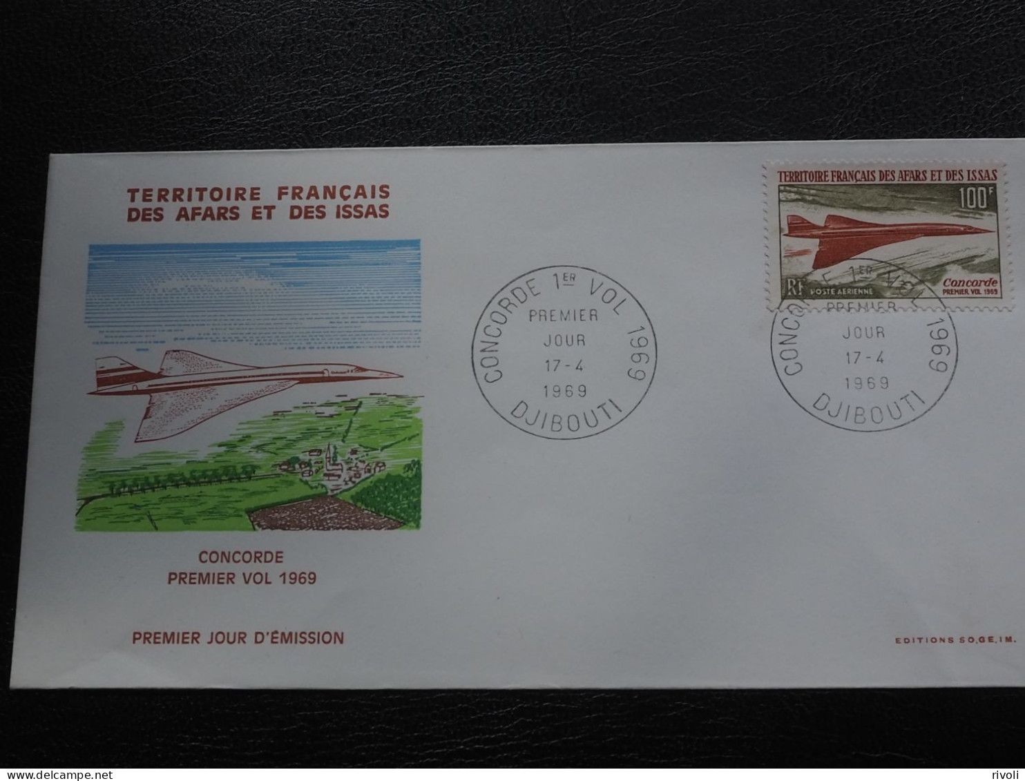 FDC - AFARS Et ISSAS - PA N°60 (1969) Concorde - Lettres & Documents