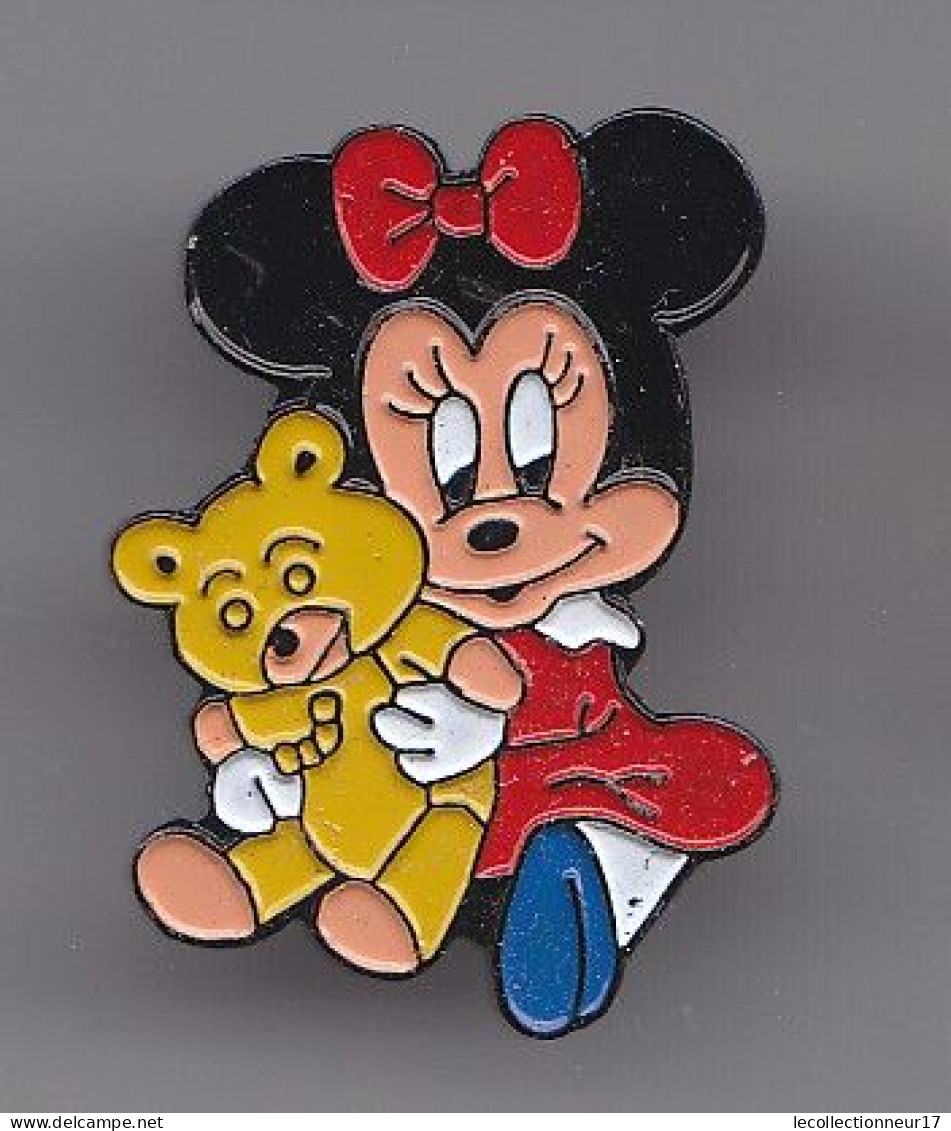 Pin's Minnie Avec Ourson Réf 6585 - Disney