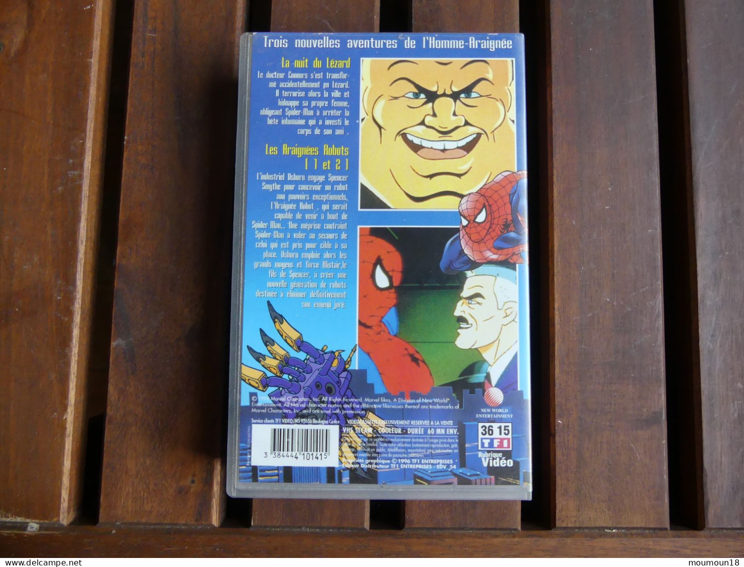 Vidéo-cassettes VHS Secam Spider-Man Et Les Araignées Rouges Marvel Comics TF1 VIDEO 1996 - Other & Unclassified