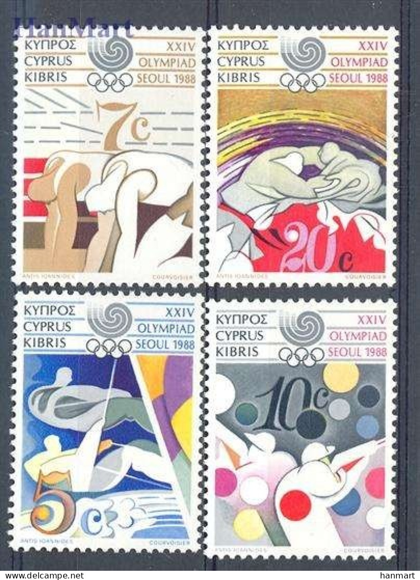 Cyprus 1988 Mi 699-702 MNH  (ZE2 CYP699-702) - Other & Unclassified
