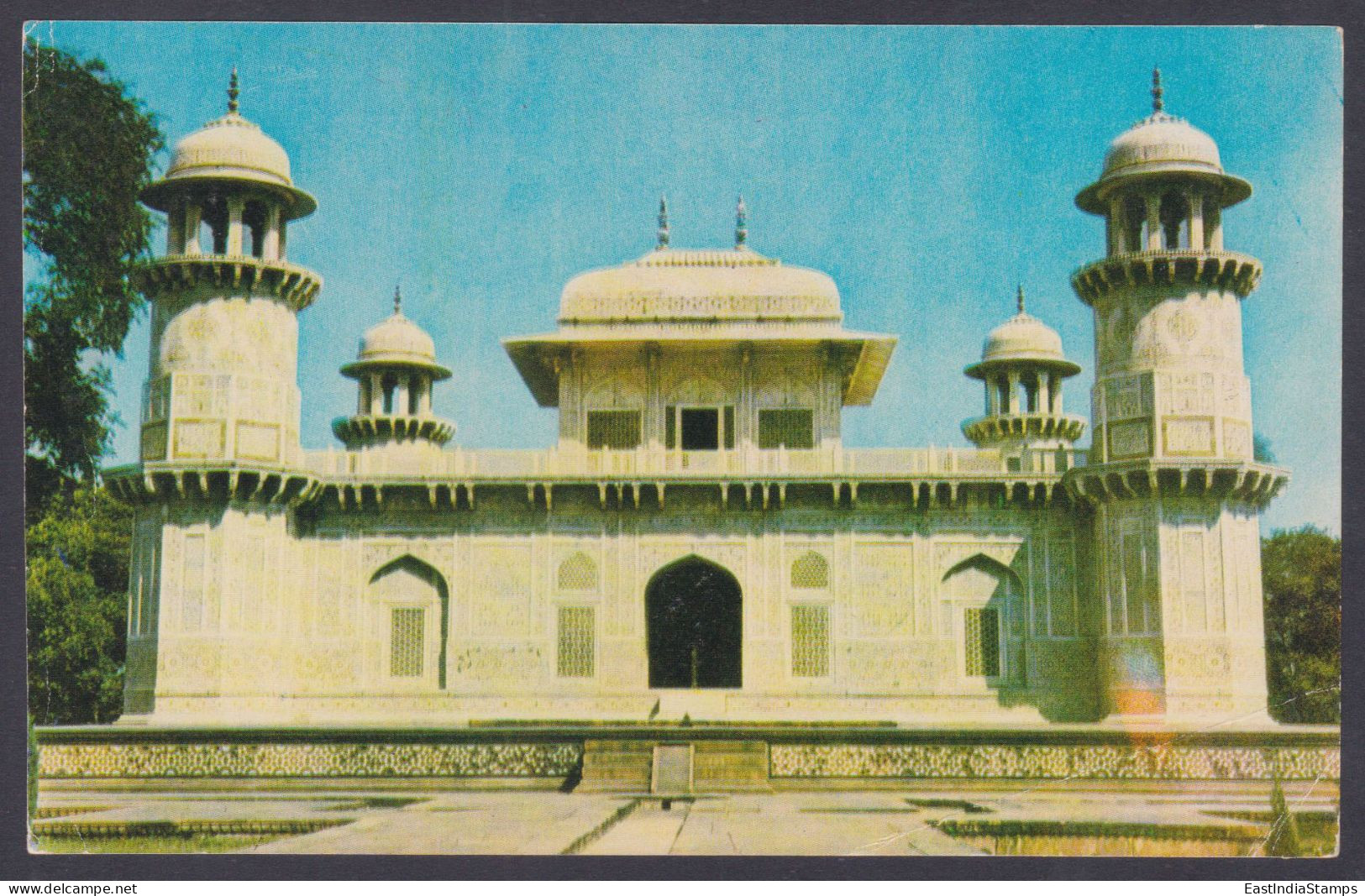 Inde India Mint Unused Postcard Etmad-ud-Daula's Tomb, Agra, Architecture, Muslim, Islam - Inde