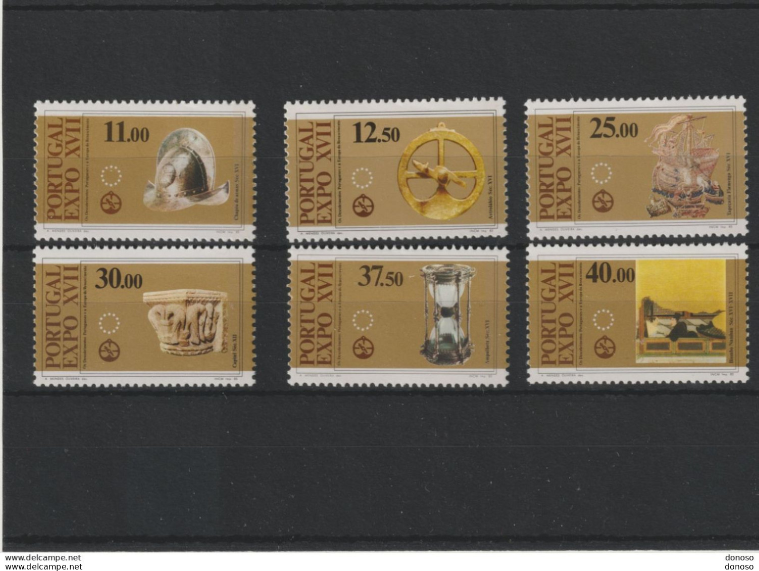 PORTUGAL 1983 ART ET CULTURE Yvert 1574-1579, Michel 1595-1600 NEUF** MNH Cote Yv 12,50 Euros - Neufs