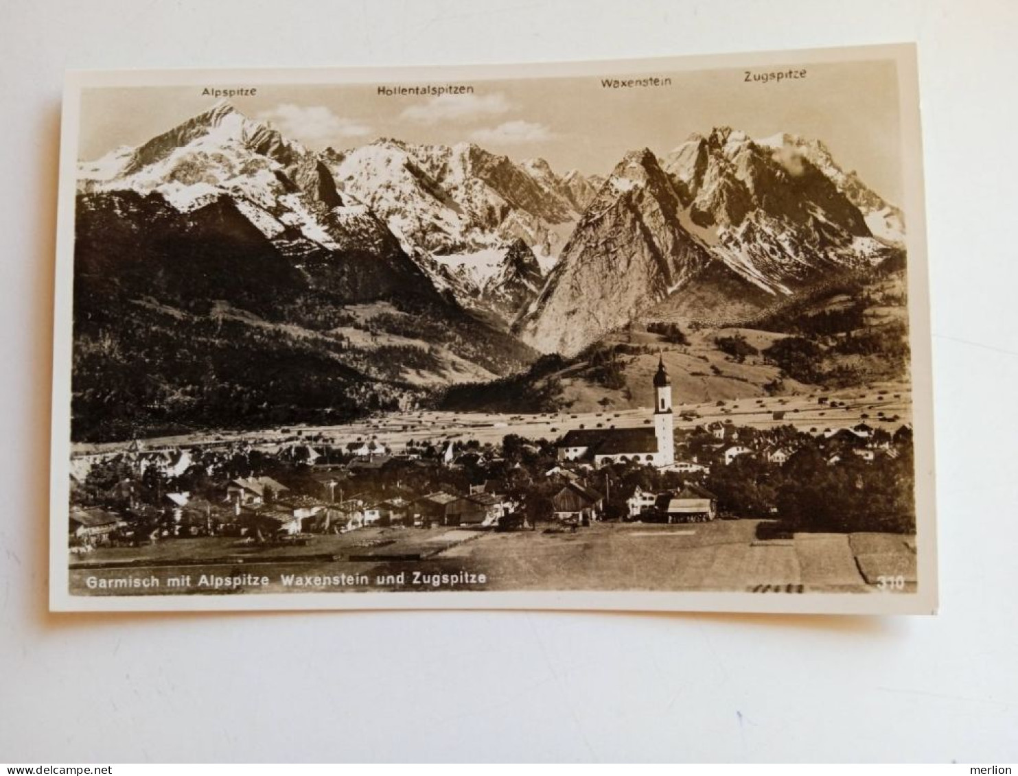 D202723    AK- CPA-  Garmisch Mit Alpspitze - Ca 1933  FOTO-AK - Garmisch-Partenkirchen