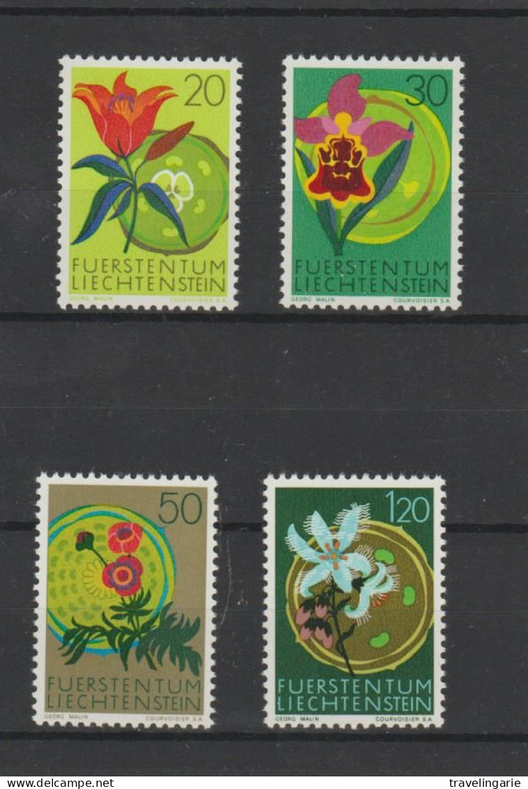 Liechtenstein 1970 European Conservation Year Flowers MNH ** - Autres & Non Classés