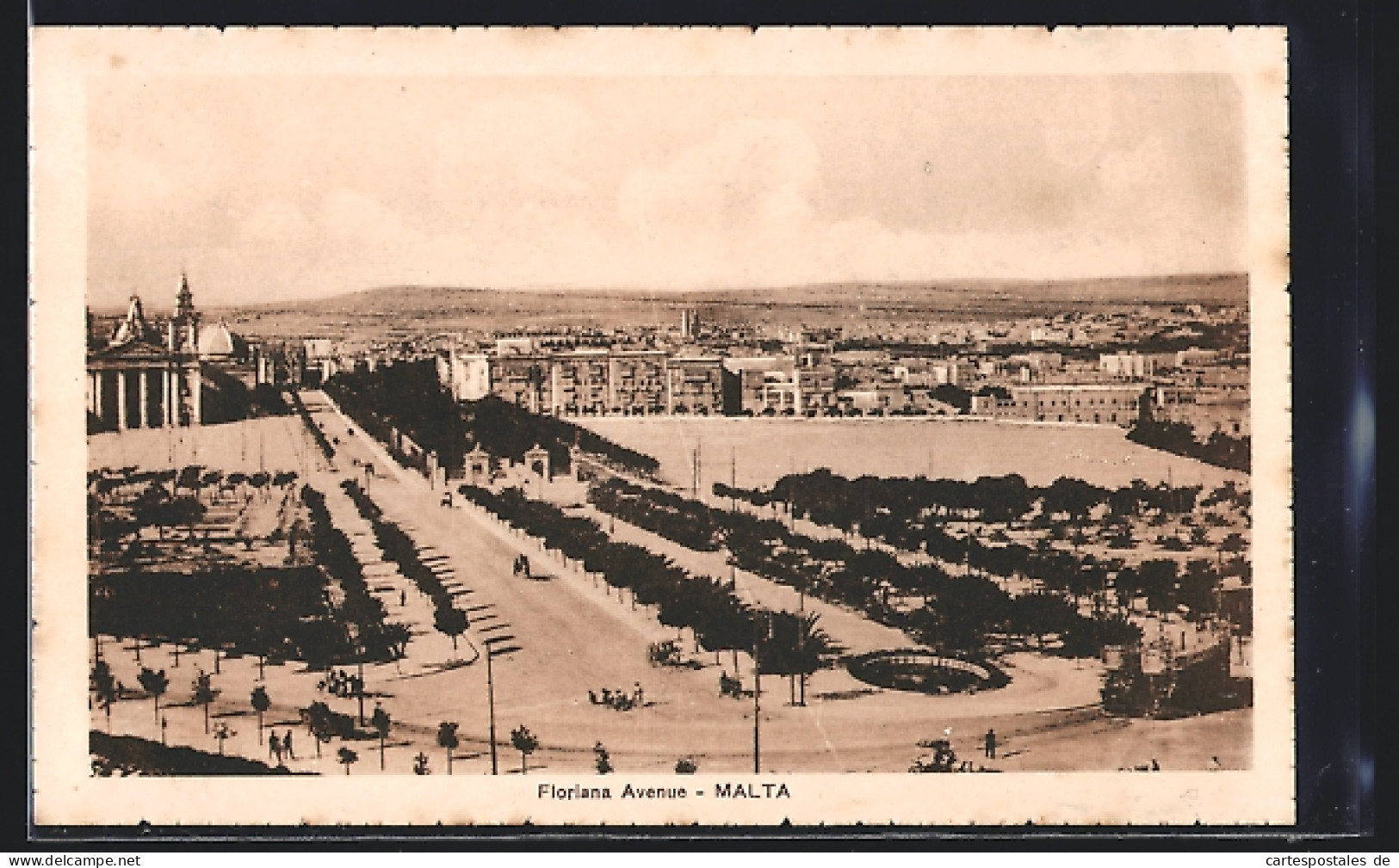 AK Malta, Floriana Avenue, Panorama  - Malta