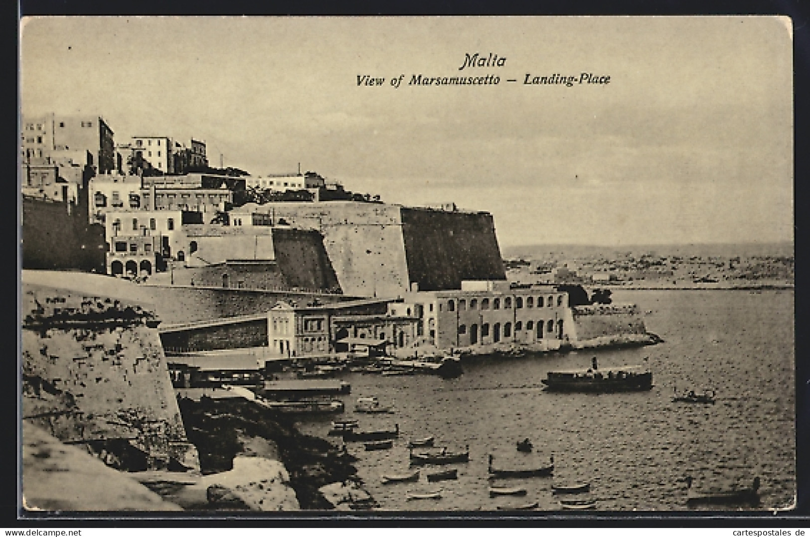AK Marsamuscetto, Panorama & Landing-Place  - Malta
