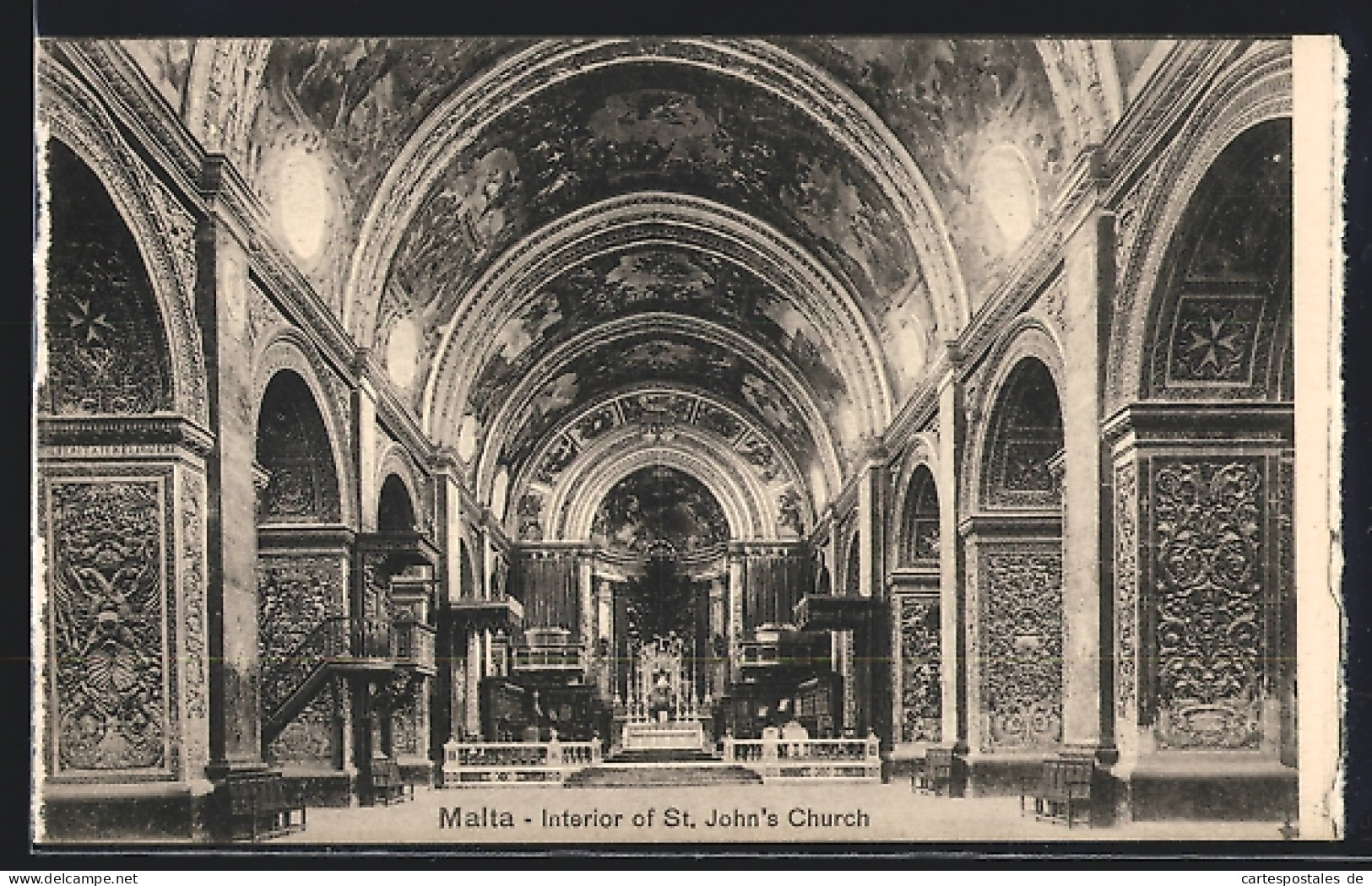 AK Malta, Interior Of St. John`s Church  - Malta
