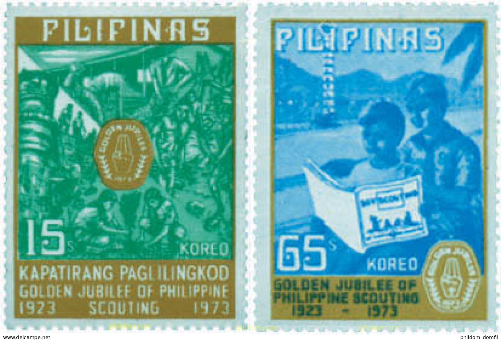 38922 MNH FILIPINAS 1973 50 ANIVERSARIO DEL ESCULTISMO EN FILIPINAS - Filipinas