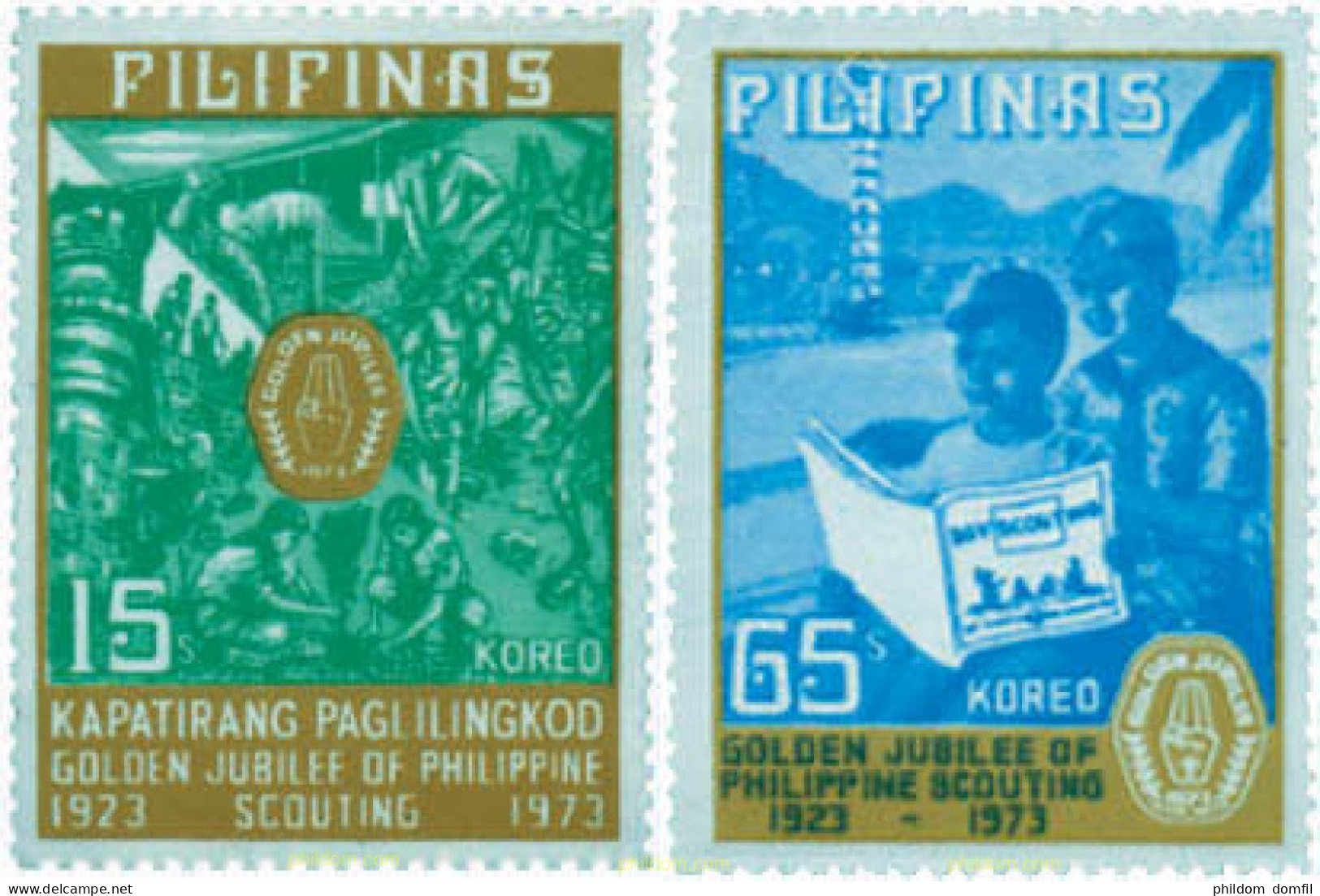 38922 MNH FILIPINAS 1973 50 ANIVERSARIO DEL ESCULTISMO EN FILIPINAS - Philippines