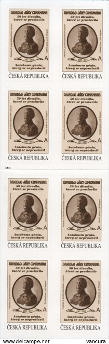 VZS 24 Czech Republic 50 Years With Cimrman 2017 - Unused Stamps