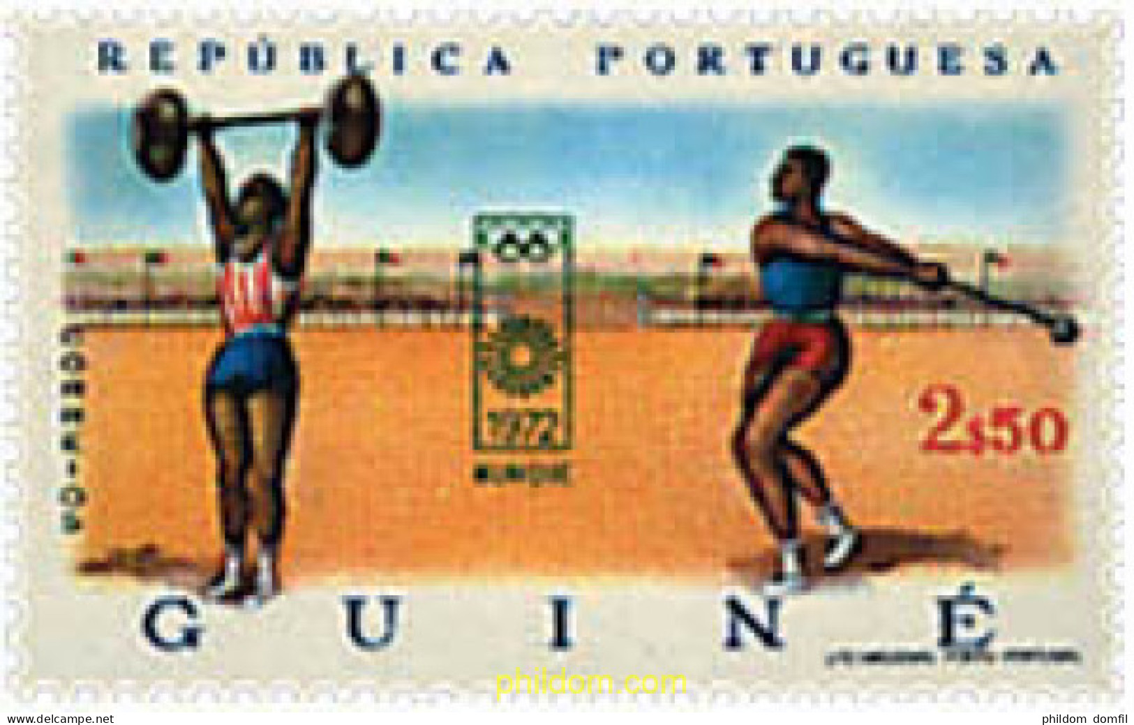 27689 MNH GUINEA PORTUGUESA 1972 20 JUEGOS OLIMPICOS VERANO MUNICH 1972 - Portuguese Guinea