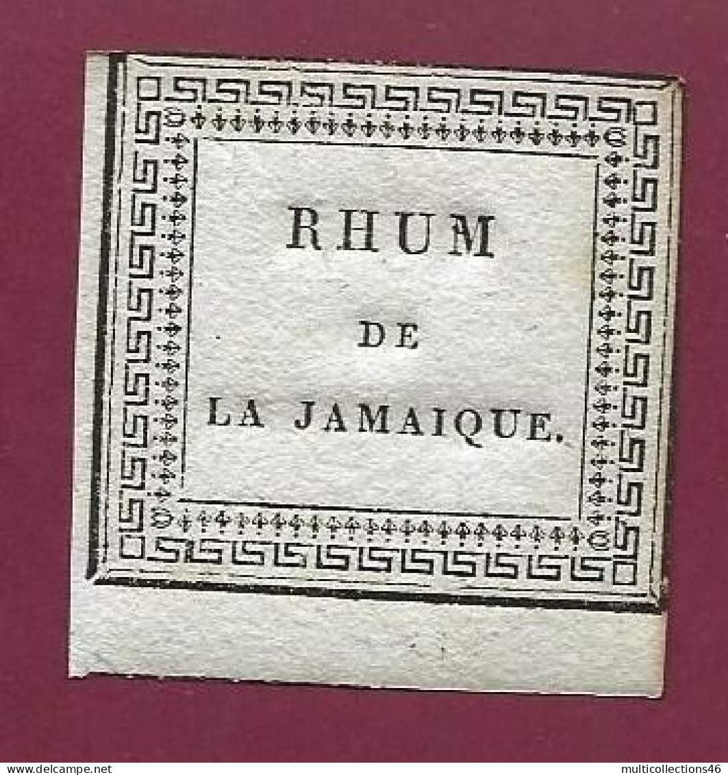140524 - ETIQUETTE ANCIENNE ALCOOL - RHUM De La JAMAIQUE - Rhum