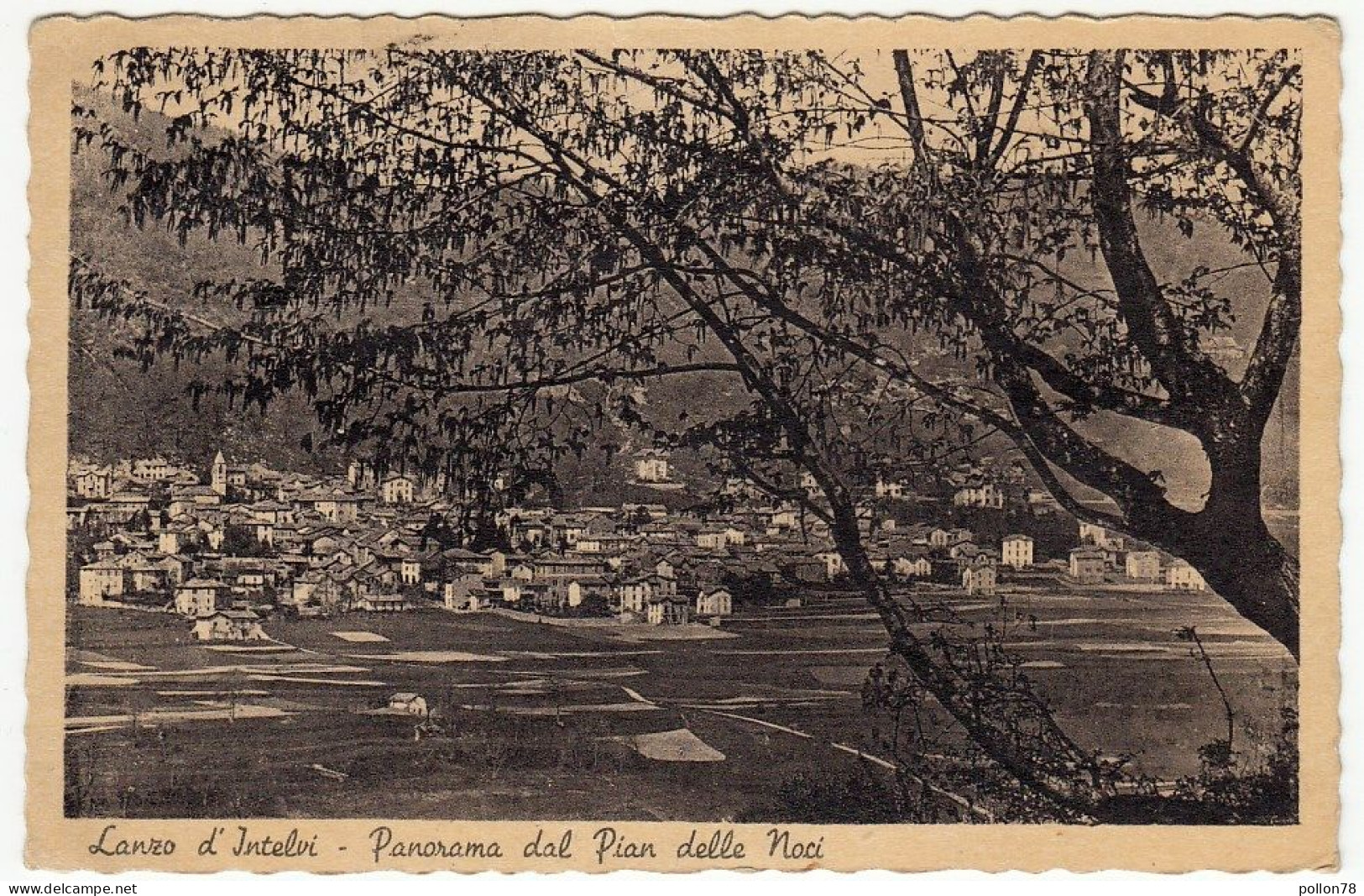 LANZO D'INTELVI - PANORAMA DAL PIAN DELLE NOCI - COMO - 1944 - Vedi Retro - Formato Piccolo - Como