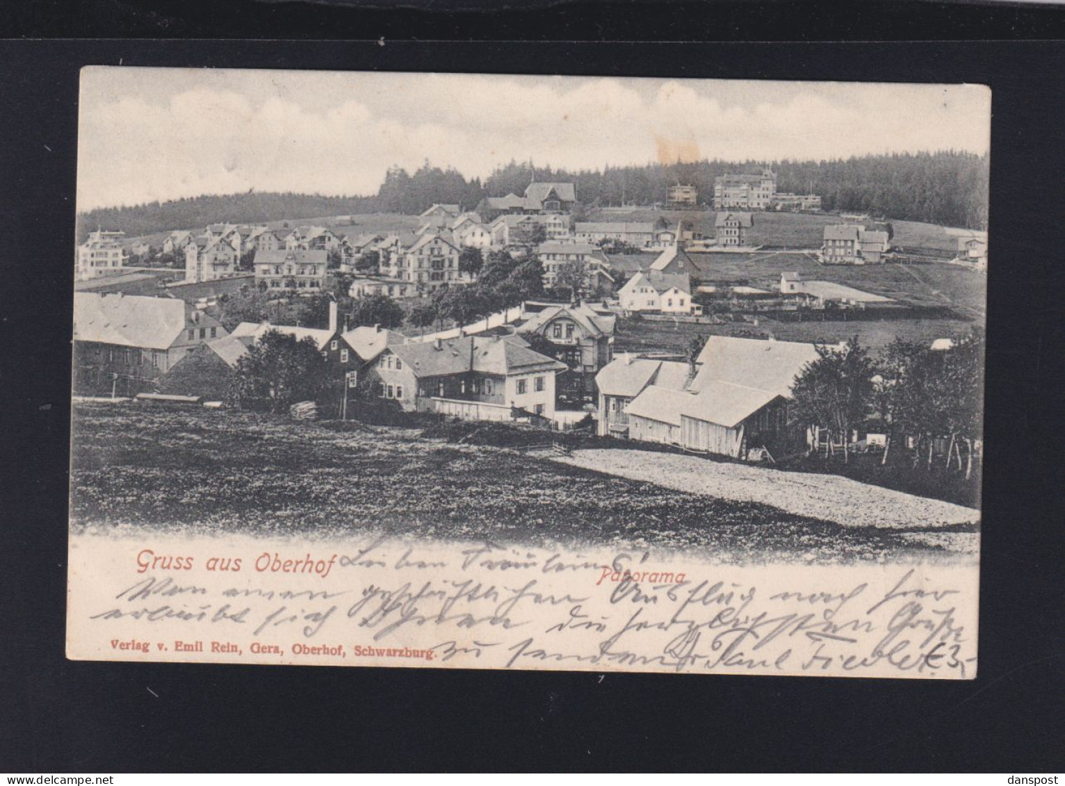 Dt. Reich AK Oberhof 1903 - Oberhof