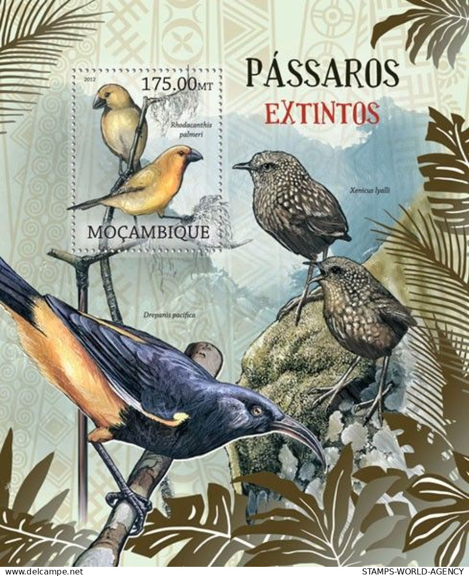 ( 250 39) - 2007- MOZAMBIQUE - BIRDS                1V  MNH** - Songbirds & Tree Dwellers
