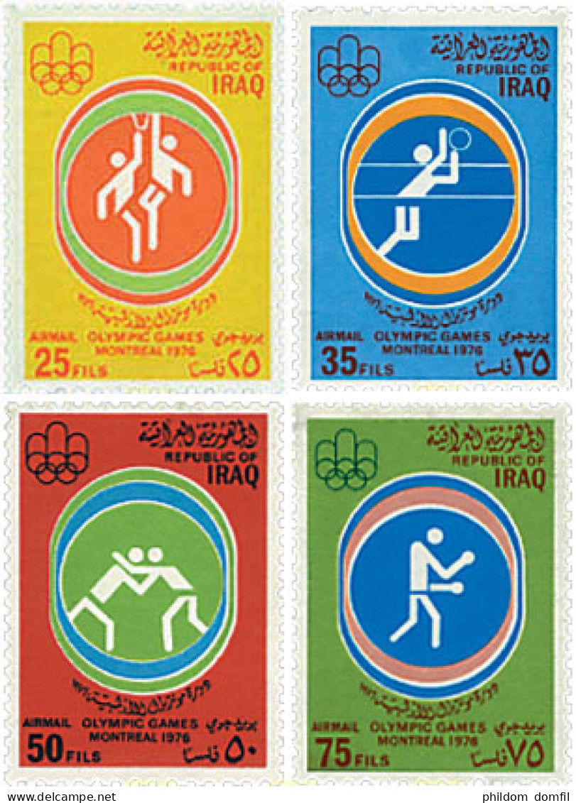 52623 MNH IRAQ 1976 21 JUEGOS OLIMPICOS VERANO MONTREAL 1976 - Iraq