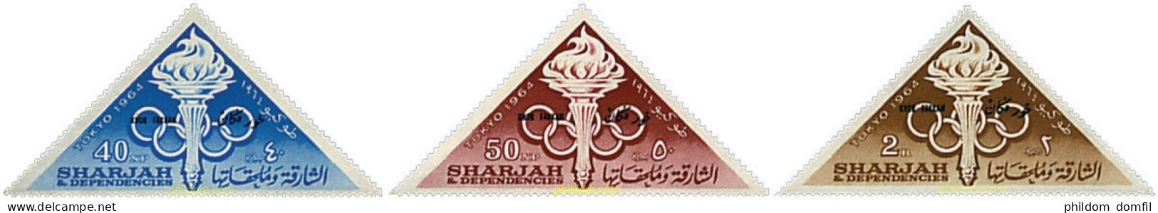 30518 MNH SHARJAH. KHOR FAKKAN 1965 18 JUEGOS OLIMPICOS VERANO TOKIO 1964 - Khor Fakkan