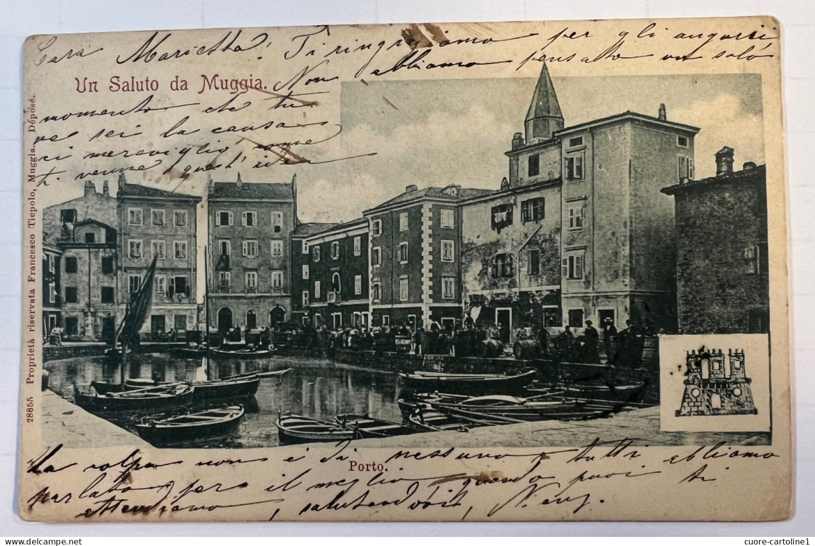 Istria - Muggia - Vg 1905. - Trieste