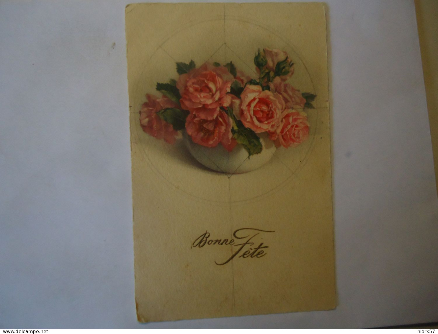 FRANCE    POSTCARDS  ROSES BONNE FETE - Other & Unclassified