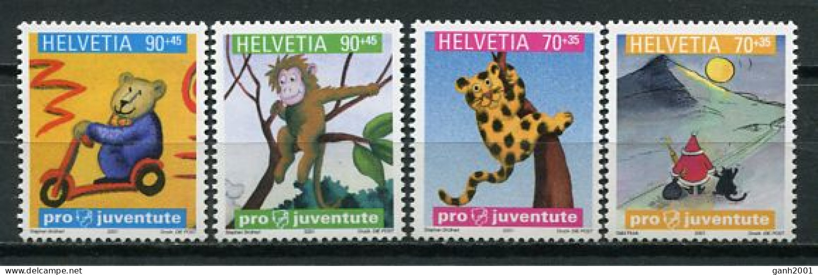 Switzerland 2001 Suiza / Children Pro Juventute MNH Pro Juventud Infancia Jugend / Jt23  38-46 - Other & Unclassified