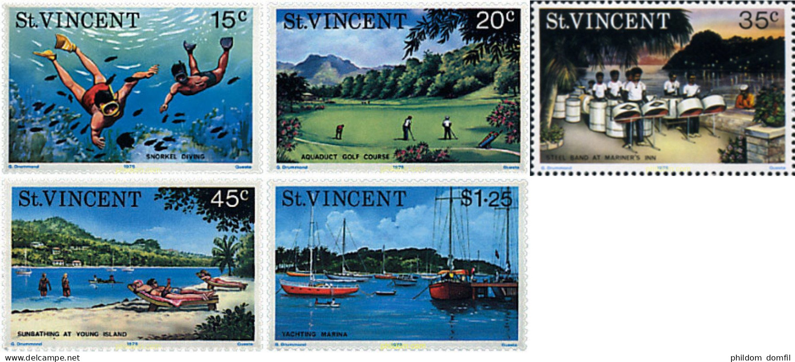 72123 MNH SAN VICENTE 1975 TURISMO - St.Vincent (...-1979)