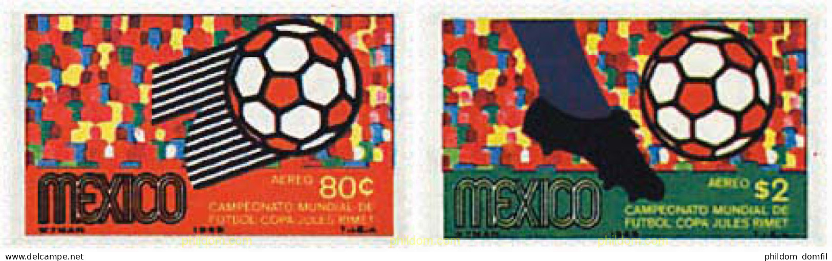26931 MNH MEXICO 1969 COPA DEL MUNDO DE FUTBOL. MEXICO-70 - Mexique