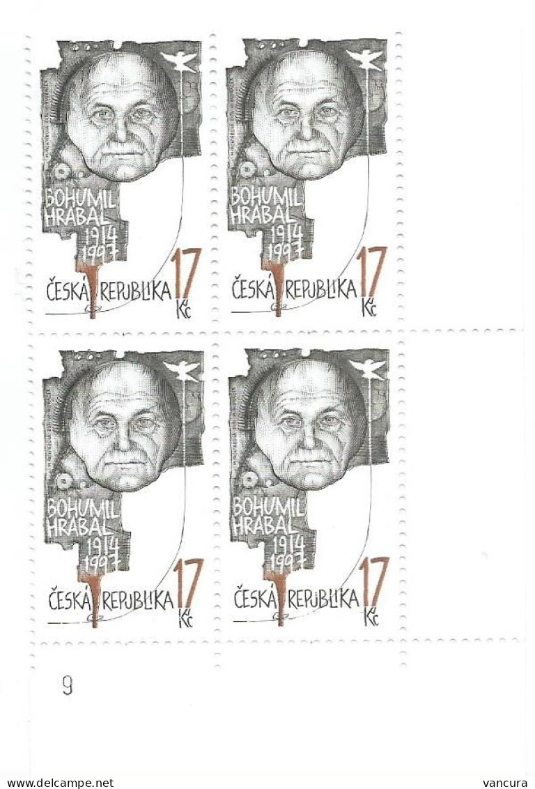 ** 802 Czech Republic  Bohumil Hrabal 2014 - Unused Stamps