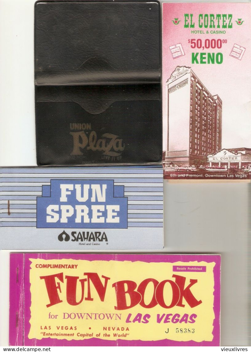Various Memorabilia From Las Vegas 1987 : EL Cortez Black Jack Craps Coupons  Souvenirs Variés De Las Vegas (Etats-Unis) - Unclassified