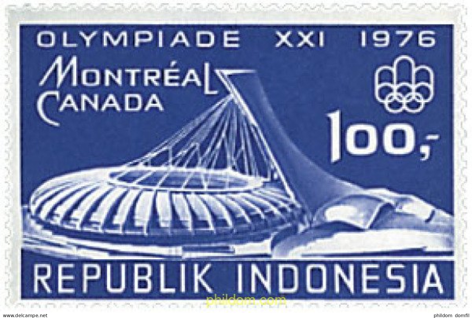 27236 MNH INDONESIA 1976 21 JUEGOS OLIMPICOS VERANO MONTREAL 1976 - Indonesia