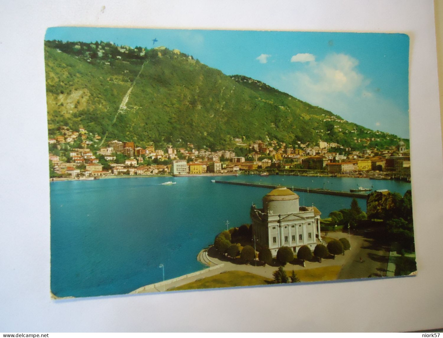 ITALY POSTCARDS  COMO BRUNATE  POSTMARK AND STAMPS 1984 - Other & Unclassified