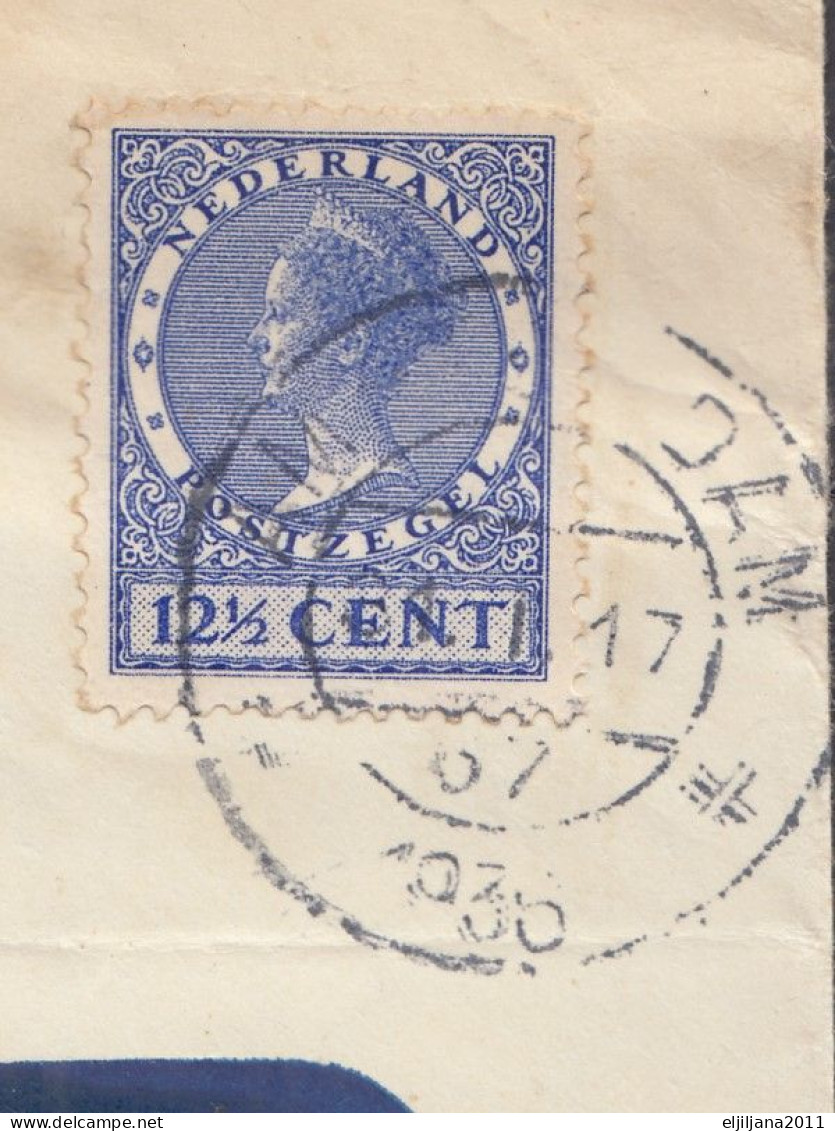 ⁕ Netherlands 1926 - 1928 ⁕ Queen Wilhelmina, Mi.184 & Mi.216 On Cover ⁕ 3v Used - See Scan - Lettres & Documents